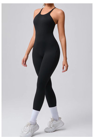 ✨PREORDER✨ Cross it Off Jumpsuit (Black)