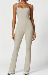 ✨PREORDER✨ Mini Flare Jumpsuit (Bone)