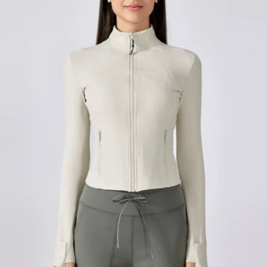 ✨PREORDER✨ Definition Zip Front Jacket (Bone)