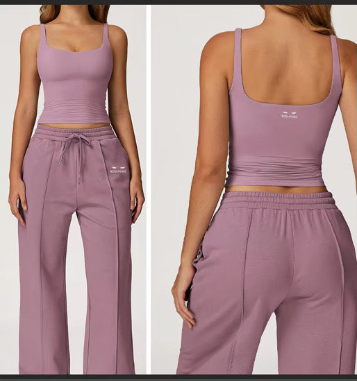 ✨PREORDER✨ Chill Baby Two-Piece Lounge Set (Plum)