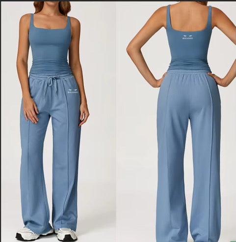 ✨PREORDER✨ Chill Baby Two-Piece Lounge Set (Sky Blue)