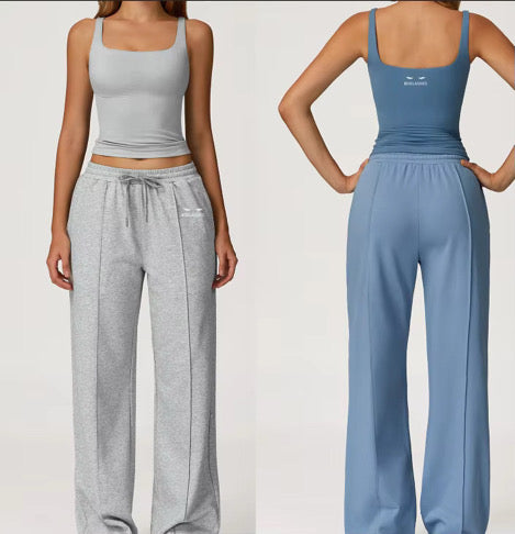 ✨PREORDER✨ Chill Baby Two-Piece Lounge Set (Gray)